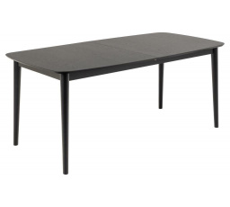 Montreux téglalap alakú fekete asztal