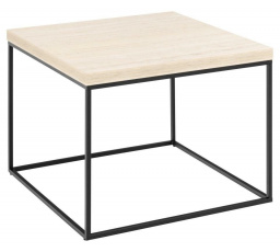 Barossa asztal 60x60cm bézs travertin