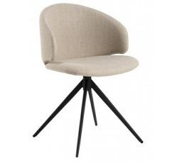 Ella szék bézs Basel 24, fekete lábak