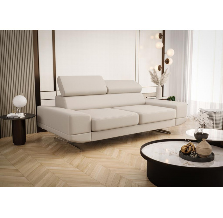 SOFA MILANO II 200 CM SKÓRA NATURALNA - Skóra beżowa