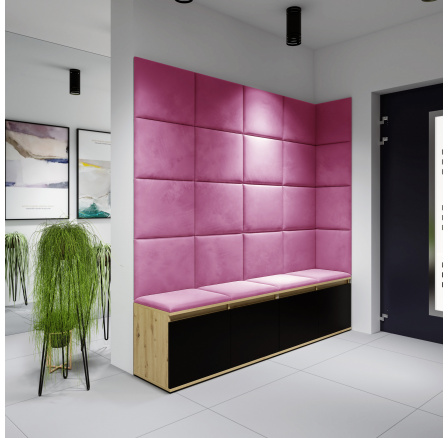 EMI 3 előszobafal, Trinity 10/Artisan+fekete