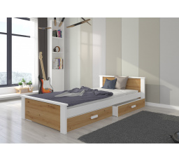 ALDEX ágy 200x90 Fehér+Artisan