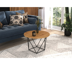 LIAM dohányzóasztal Fekete+Artisan