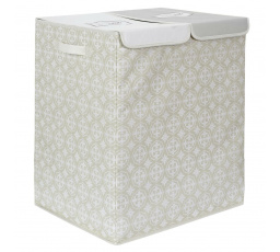 Kétszintes szennyestartó 50x41x57 szürke szövet