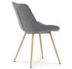 Jídelní židle, šedá, látka, CT-394 GREY2