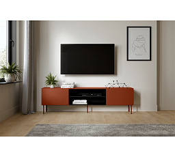 TV-szekrény RAFAEL 200 EF, Brick Red