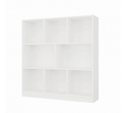 Regál Finley 8P, bílá