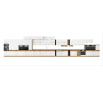 Kuchyňská skříňka Vega 60x60 GN 72 2F dub lancelot/bílý lesk