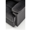 Állítható DRAGER fotel, Fekete Velvet