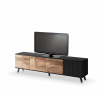 TV komód RANDOM RTV-3 RTV 200, wotan tölgy/fekete