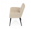 Jídelní židle, béžová, látka, DCH-P3146 CRM2