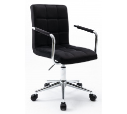 Forgószék velvet fekete N-15