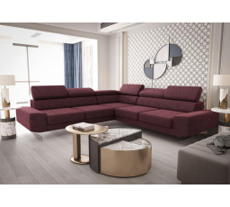 NAROŻNIK MILANO MAX 270x270 CM - Odcienie bordowego