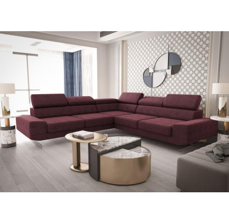 NAROŻNIK MILANO MAX 270x270 CM - Odcienie bordowego