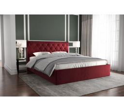 ŁÓŻKO PIER - 160x200 , Drewniany