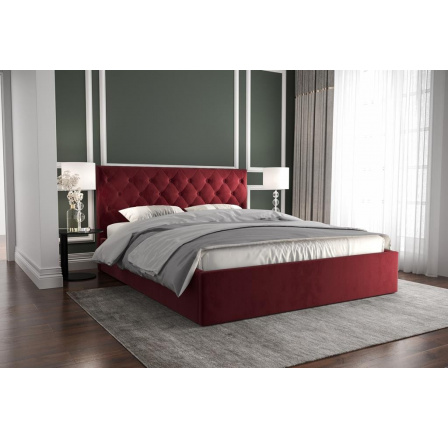 ŁÓŻKO PIER - 160x200 , Drewniany