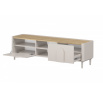 AMILIO RTV 170 1K1SZ - cashmere / dąb olejowany / uchwyty cashmere / nogi cashmere