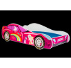 CAR PINK ágy matraccal 140x70 Rózsaszín