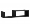 Vellia 80 Black Shelf Czarny 80x20 Not applicable