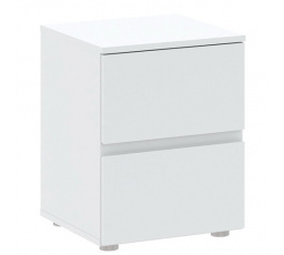 Éjjeliszekrény BASIC PLUS 2S, Fehér