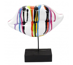 Dekoráció Ajkak fehér/színes