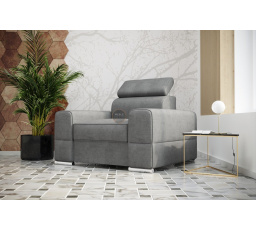 FOTEL ROYAL 114 CM - Odcienie szarości