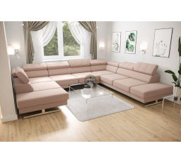 NAROŻNIK EMPORIO MAX I 300X350X220 - prawa , Odcienie Różu