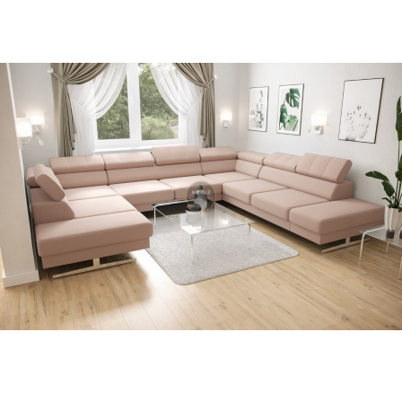 NAROŻNIK EMPORIO MAX I 300X350X220 - prawa , Odcienie Różu NAROŻNIK EMPORIO MAX I 300X350X220 - prawa , Odcienie Różu