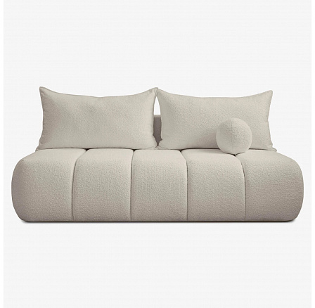 Sofa Rozkładana SARIA Kremowa Boucle Sofa Rozkładana SARIA Kremowa Boucle