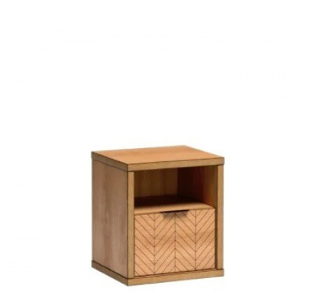 Éjjeliszekrény Fonti F13 lábak nélkül Karamell tölgy