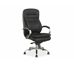 Irodai szék Q-154, fekete ökobőr