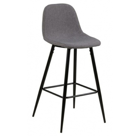 Wilma bárszék világosszürke/fekete