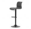 Barová židle, šedá, ekokůže,AUB-806 GREY3