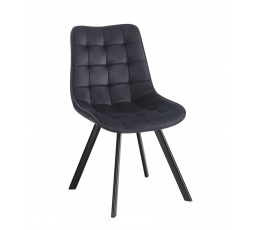 Velvet szék fekete J265