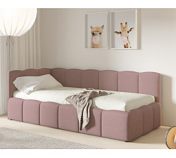 TUNIS ágy 200 x 90, alacsony oldal, Velutto 14, balos