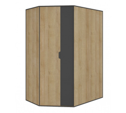 NANO ruhásszekrény - NA1 L/P, grafit+rivera tölgy