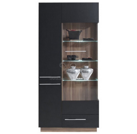 MONSUN vitrin - MN3 fekete+baltimore dió