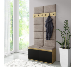 EMI 1 előszobafal, Trinity 03/Artisan + fekete