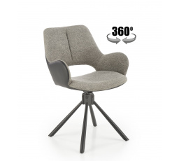 Forgó étkezőszék K494, Szürke/Fekete