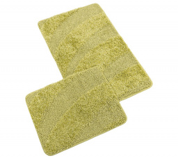 Koupelnová sada předložek SILVER 60x100+60x50cm zelená