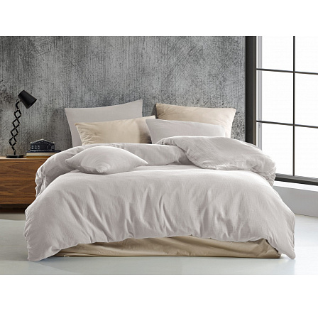 Mušelínové povlečení 140x200, 70x90 cm krémové