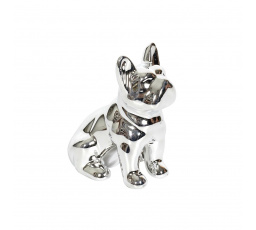Francia bulldog figura S ezüst