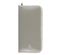 Szürke sminkecset tartó táska