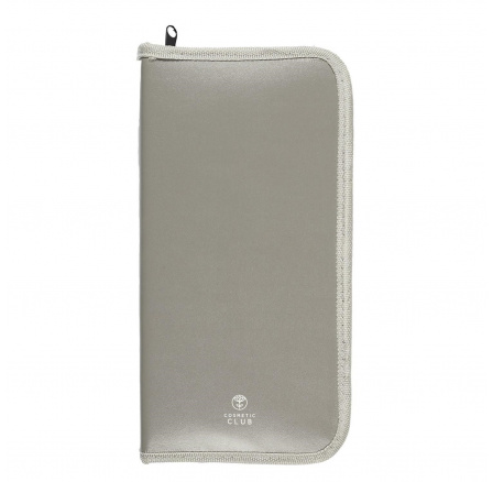 Szürke sminkecset tartó táska