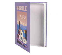 Sicile lila könyvdoboz