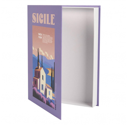 Sicile lila könyvdoboz Sicile lila könyvdoboz