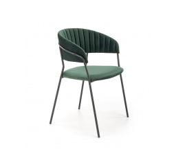 Étkezőszék K426, zöld bársony