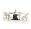 Étkezőasztal VINCENZO, fehér márvány
