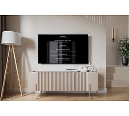 MALMI RTV 150 2D1SZ - cashmere / złote nogi