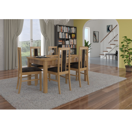 RODOS 52 Craft Gold asztal és szék készlet